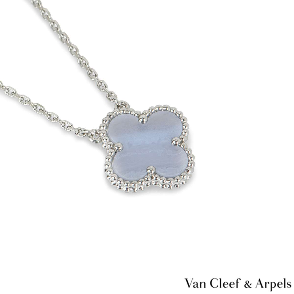 White gold necklace Van Cleef & Arpels Pink in White gold - 25573908